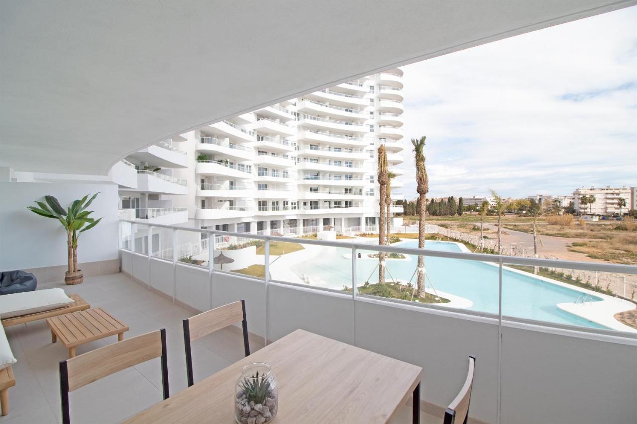 Global Properties, Apartamento Con Terraza Y Vistas A La Piscina En Gran Canet Канет-де-Беренгер Экстерьер фото