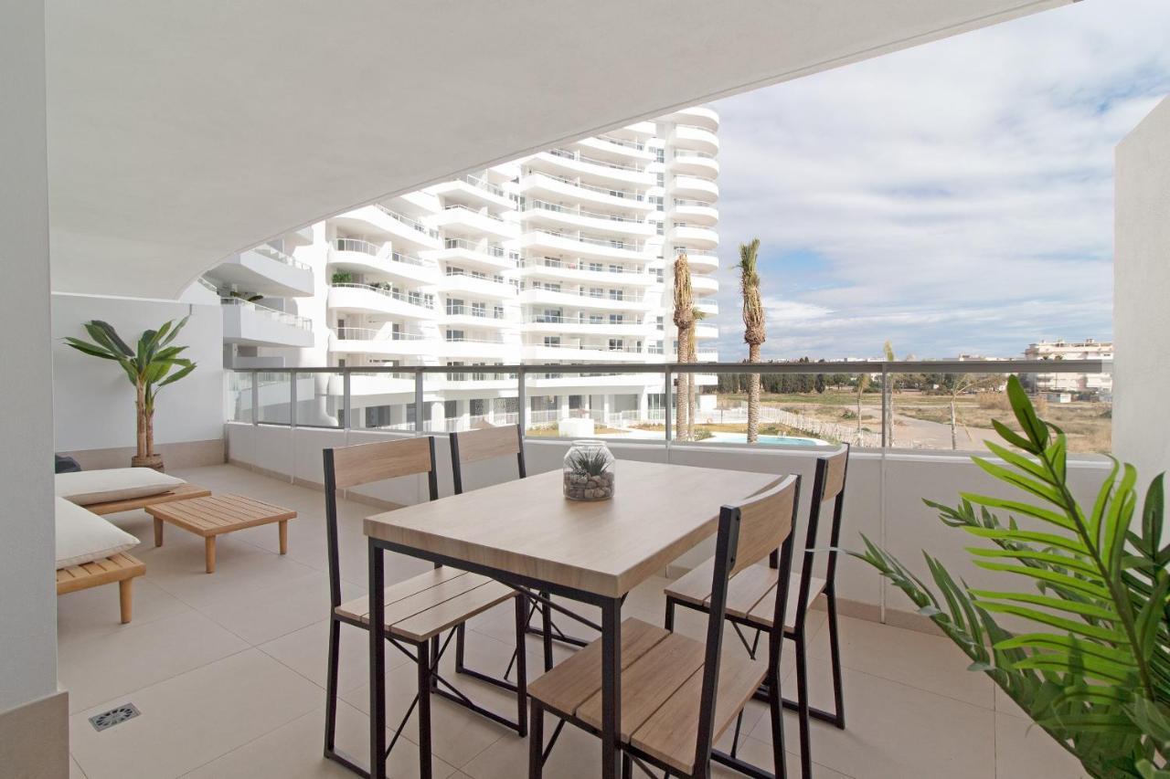 Global Properties, Apartamento Con Terraza Y Vistas A La Piscina En Gran Canet Канет-де-Беренгер Экстерьер фото